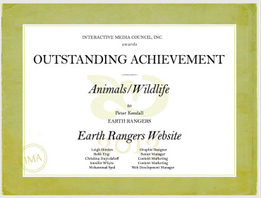 Interactive Media Award Animals/Wildlife